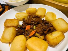脆皮鲜奶拼蚝油牛肉-和记小菜(东方店)