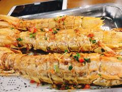 椒盐游水濑尿虾-蚝得喜海鲜(东城店)