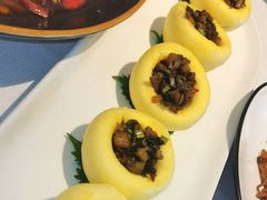 酱香菜配窝窝头-纳地素食(石门公园店)