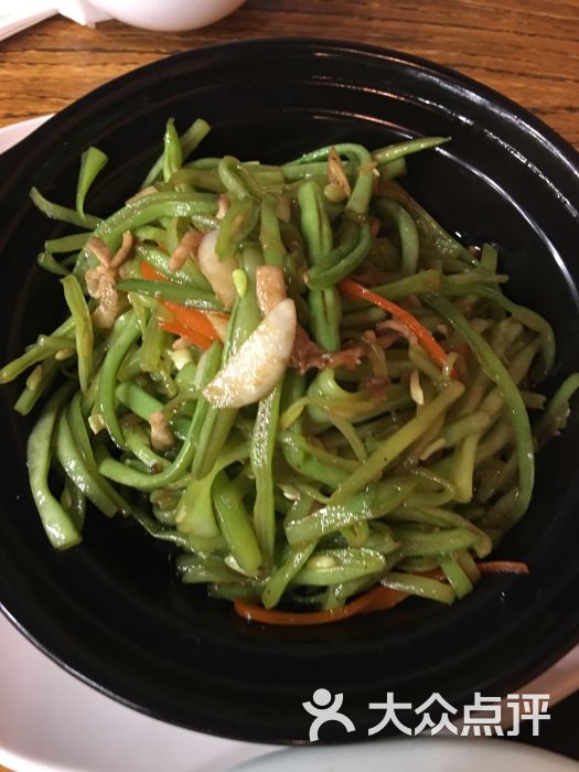 夜猫海鲜bbq烧烤(模式口店)炒扁豆丝图片 - 第1张