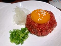 生拌黑毛牛肉-牛玄庵日式寿喜烧·料理店(新源里店)