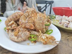 椒盐濑尿虾-贞姨美食·老字号海鲜大排档