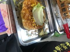 -小红车炸蛋葱油饼