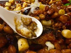 双拼口味宫保鸡丁烤鱼-锦尚阁烤鱼•天津菜(宣武门胡同店)