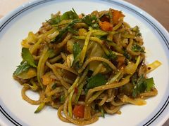 腌猪肉酸菜炒莜面-老阿妈蒙古村·蒙古包·草原文化·歌舞表演(老君堂店)