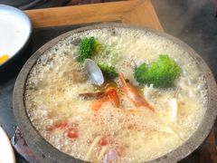 海鲜砂锅面-杜家小馆(农大店)