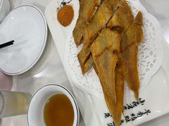 干炸牛舌鱼-郭姐·威海渔村(黄兴路店)