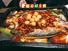 香辣味芒果鱼-夯鱼烤鱼·尔滨地标美食(国展店)
