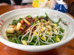 油泼面-手擀菠菜面(西康路店)