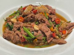 小炒黄牛肉-水裹汤泉生活馆餐厅