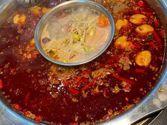 鸳鸯锅微辣-渝宗老灶火锅(巴国城店)
