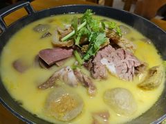 原味牛杂火锅-丁记盐蘸牛肉·新杭菜(河东路店)