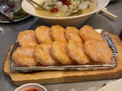 手打原味鲜虾饼-维园悦谱·海派家常菜(乌鲁木齐南路店)