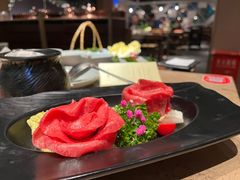 玫瑰雪花牛舌-捞王锅物料理(四川北路店)