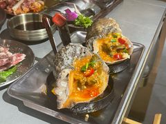 -围炉肉舍•炭烤活鳗•丹东海鲜烤肉(步行街店)