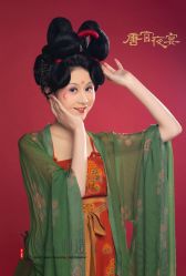 -后宫·古装汉服京剧儿童亲子全家福摄影