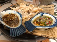 双味白灼鸟贝肉-十面欢腾·海鲜面·台式Bistro(长乐路店)