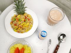 菠萝炒饭-一鸣真鲜奶吧(温州南站店)
