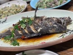 清蒸黑头鱼-木柴豆腐·活海鲜·鲁菜(岚山路店)