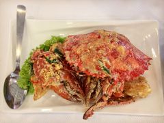 咸蛋黄焗蟹-新加坡海鲜共和(名胜世界圣淘沙海滨坊)