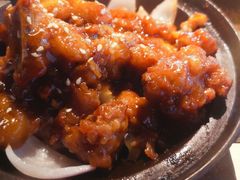 蒜香蜜汁排骨-绿茶餐厅(成都大悦城店)