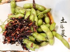 凉拌毛豆-美膳居川菜馆油焖大虾烧烤(卓刀泉店)