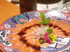 三文鱼配黑松露汁-岚山日本料理(珠江新城店)