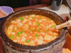 石锅鸡汤豆腐-绿茶餐厅(北京凤凰汇店)
