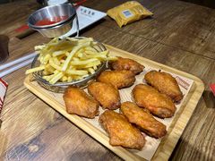 鸡翅薯条-叶派龙虾•招牌香辣蟹·海鲜(中海国际店)