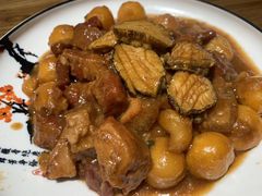 -东来菜馆•手抓海鲜家常菜•海鲜锅贴(鸽子窝店)