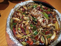 铁板鱿鱼-龙梅肥肠鱼(明瓦廊店)
