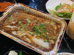 锡纸娃娃菜-燚青春泥炉烤肉(东泰店)