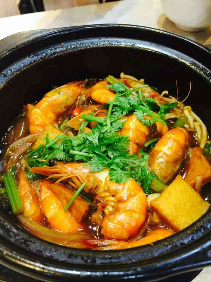 打分    /人 新品美腩子烧汁虾,真的很好吃,给一个赞赞