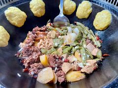 排骨土鸡锅-哈尔滨烧烤·山河村铁锅炖(交大店)