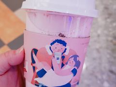 草莓牛乳-眷茶(赛格国际购物中心店)