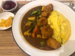 炸鸡块咖喱蛋包饭套餐-池奈·日式咖喱蛋包饭(赛高店)