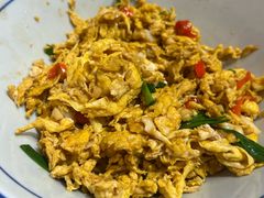 香醋炒土鸡蛋-荆九爷爆炒桥头三嫩(夫子庙店)