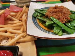 蒜香荷兰豆-滋味烤鱼(祥和里店)