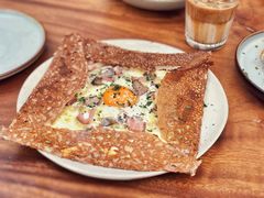 鸡蛋蘑菇熏肉荞麦可丽饼-RAC BAR(安福路店)