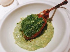 香草燕麦粥配酥炸牛蛙腿-上海兴国宾馆香樟园西餐厅