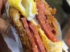烧饼加鸡蛋-万红路羊汤烧饼店(将台路店)
