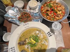 锡纸香菜黄牛肉-渔语鱼新川菜Bistro(万象天地店)