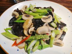 笋尖口蘑炒秋耳-南山酒肆(南山董事绘店)