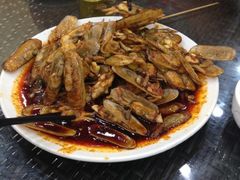 辣炒蛏子-天津乾毓德饭庄·清真传统炒菜·海鲜烧烤(咸阳路店)