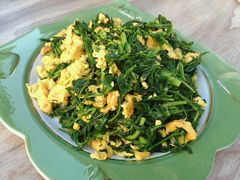 苜蓿炒蛋-沙洲胡杨焖饼