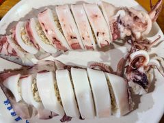 椰蓉鱿鱼-蓝湾碧波·老字号·疍家非遗海上餐厅