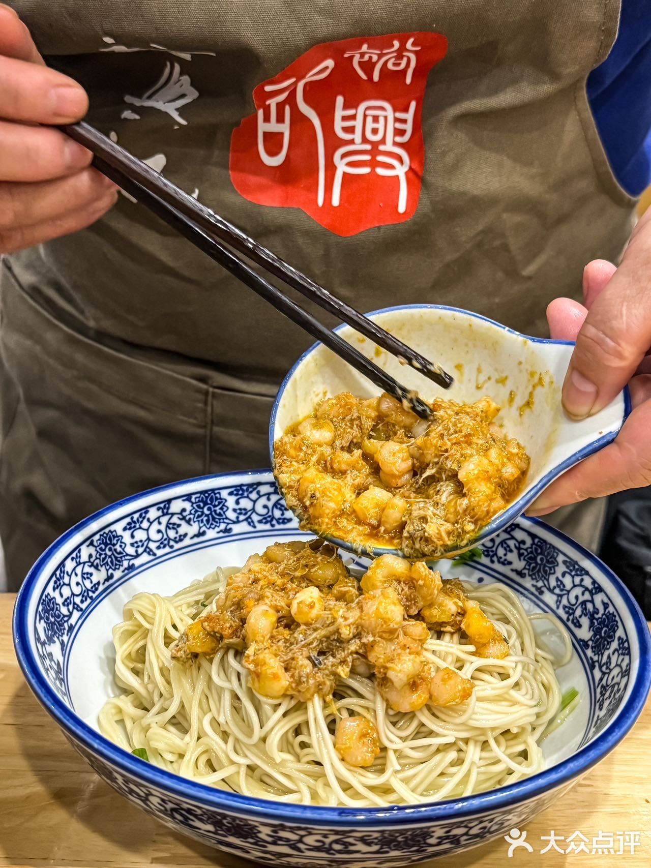 每次来观前街，都不容错过的一碗“三虾面”。