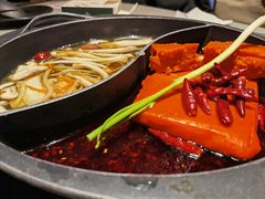 菌汤鸳鸯锅-园里火锅(仁和新城店)