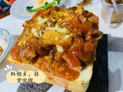 茄汁鸡扒大金砖焗饭-锦园春香港茶餐厅(西海湾旗舰店)