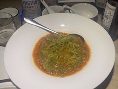 甜晒虾皮炒青笋丝-味莊·青岛菜(云霄路店)